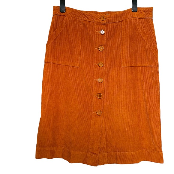 Primark Dresses & Skirts - Primark corduroy button front skirt size 18